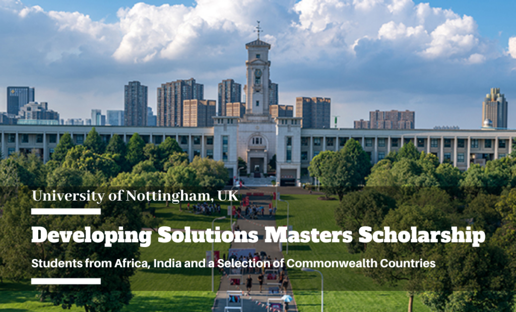 University of Nottingham Scholarship